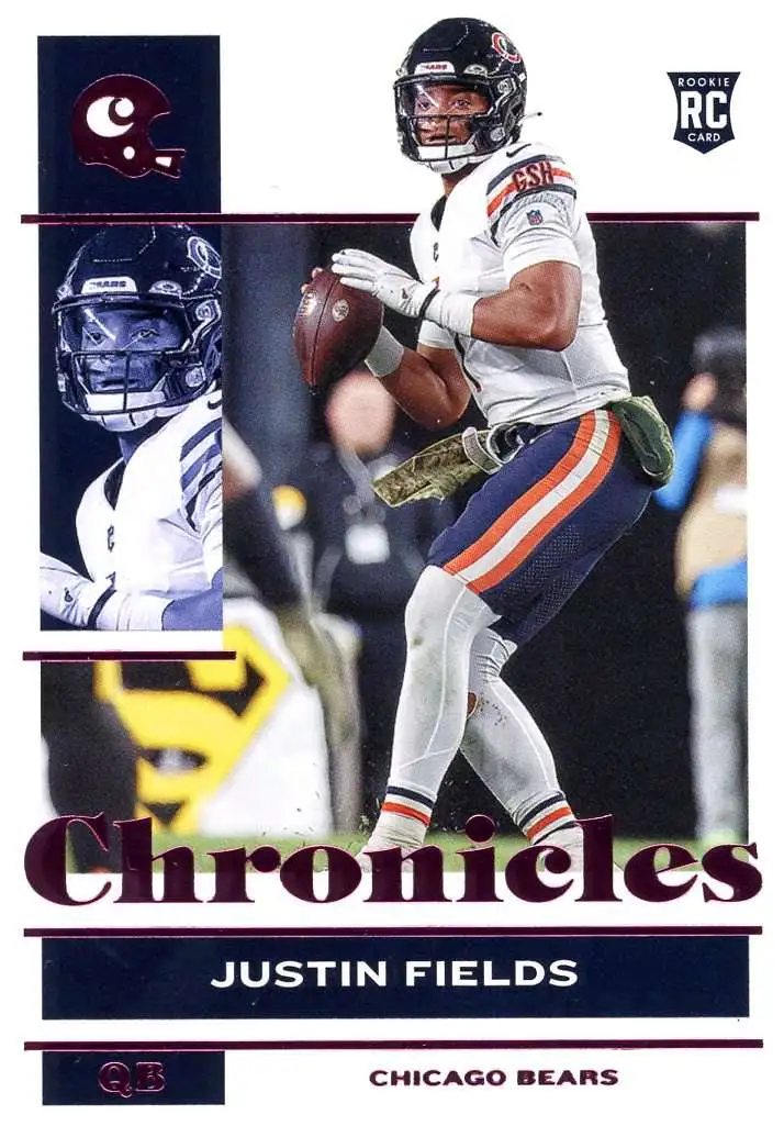 NFL 2021 Panini Chronicles Pink Justin Fields #19 [Rookie]