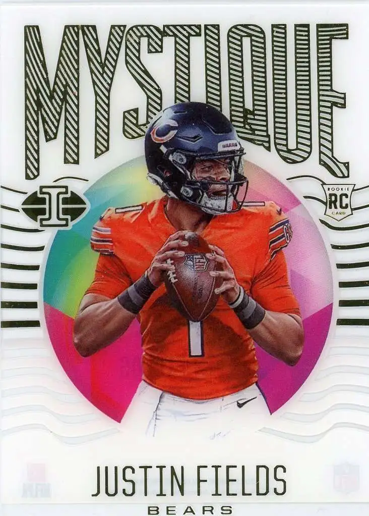 NFL 2021 Panini Illusions Justin Fields MY-4 [Rookie, Mystique]