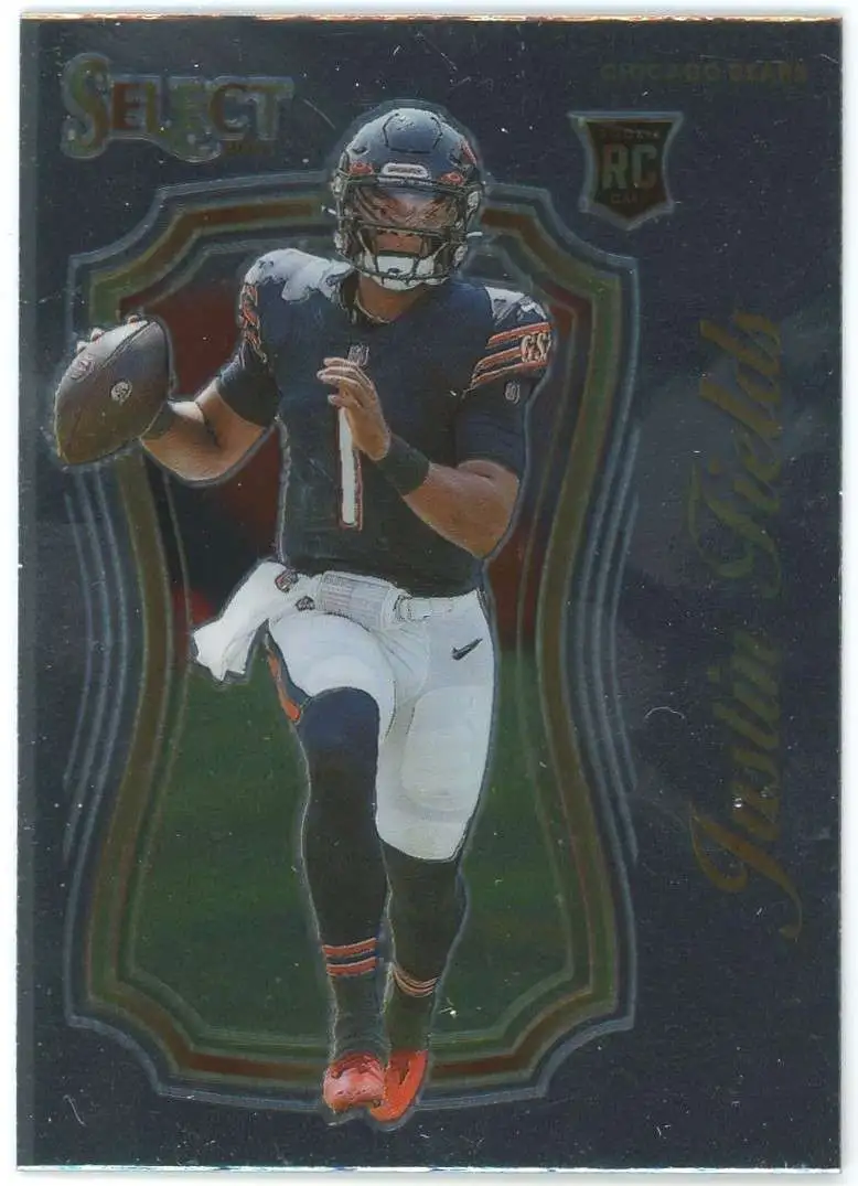 NFL 2021 Select Football Justin Fields SCR-4 [Rookie]