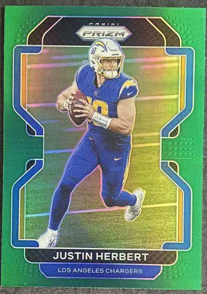 Justin Herbert (Los Angeles Chargers) Funko Pop! NFL Panini Trading Cards