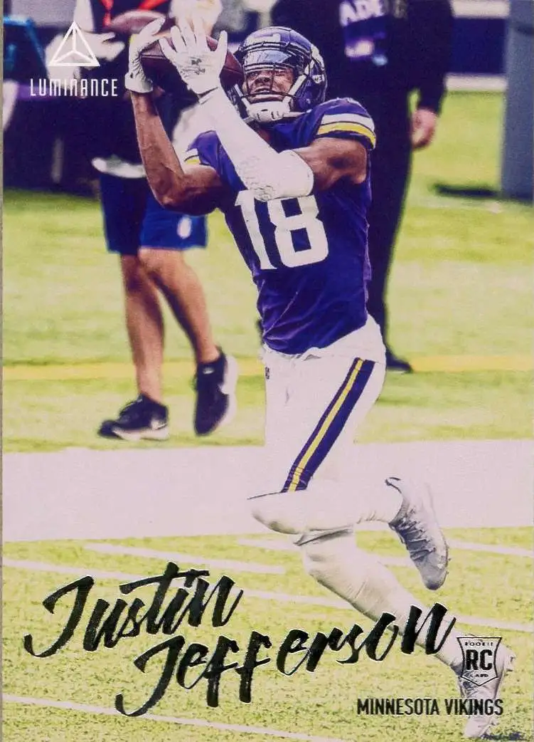 NFL 2020 Panini Chronicles Luminance Justin Jefferson #217 [Rookie]