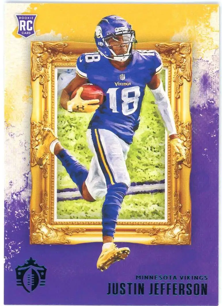 NFL 2020 Panini Chronicles Gridiron Kings Teal Justin Jefferson GK-13 [Rookie]