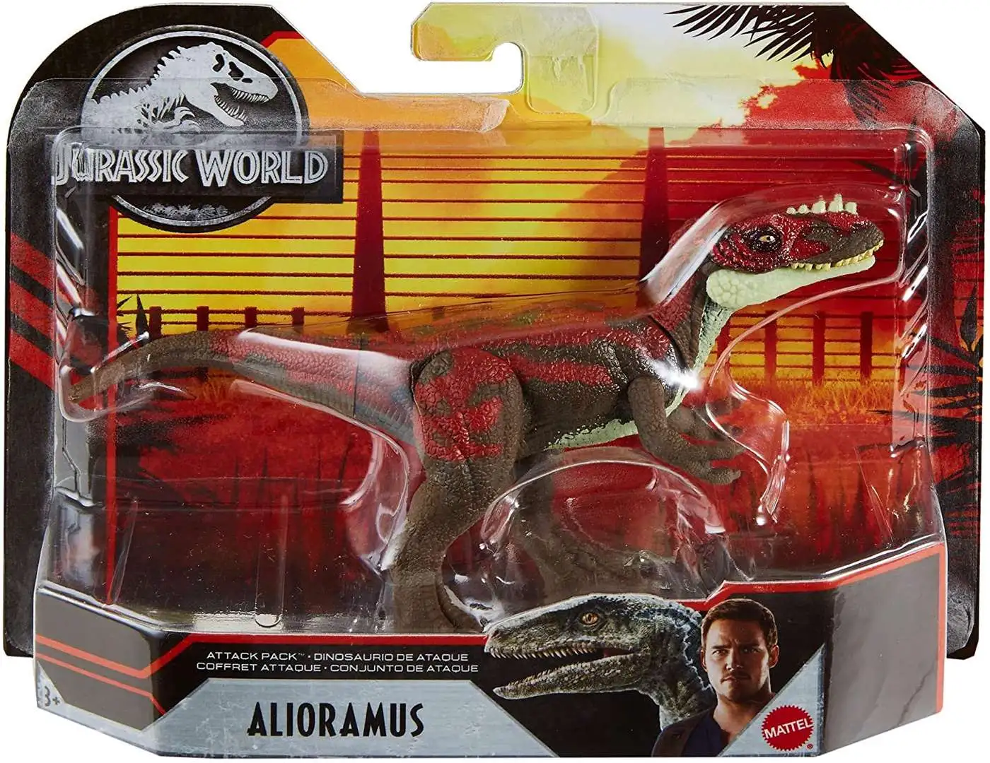 Jurassic World CAMP CRETACEOUS Alioramus ataque Pack Nuevo 