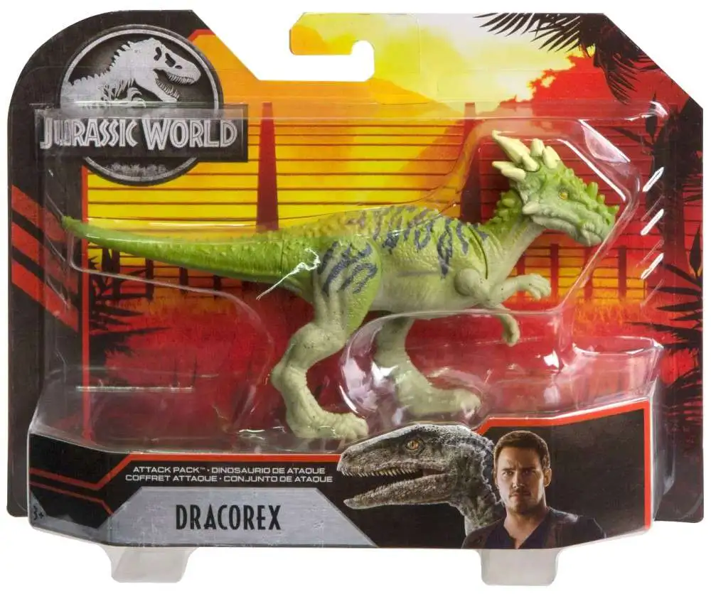 Details about   Jurassic World DRACOREX Dino Rivals Attack Pack Dinosaur Figure Brand New 