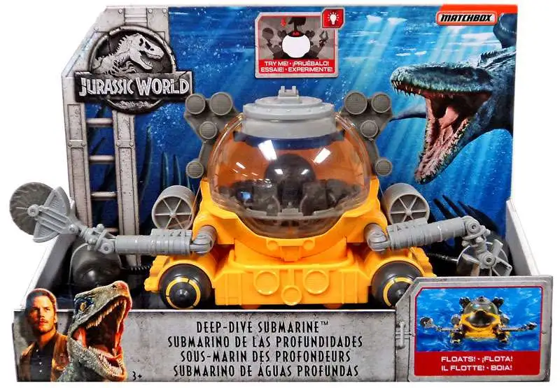 Deep-Immersione sommergibile MATCHBOX Jurassic World ZB19 