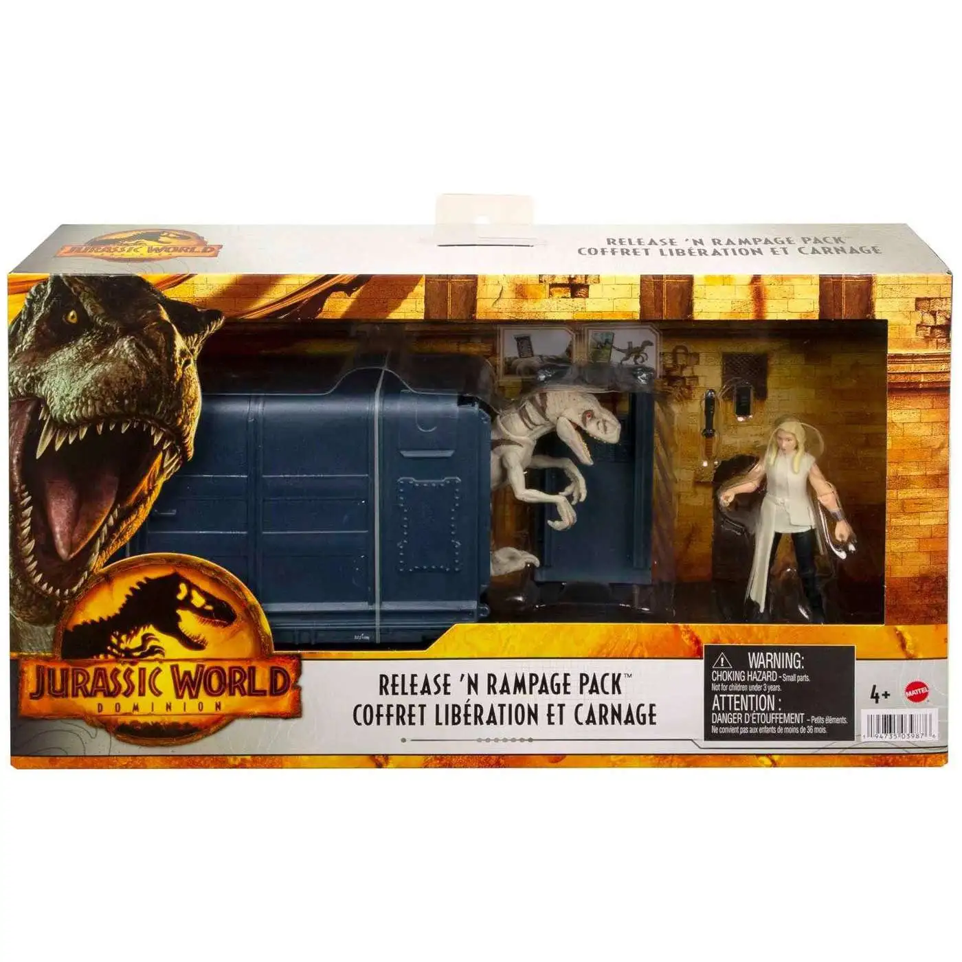 Jurassic World Dominion Dinosaur Surprise Play Pack Grab & Go! Set Lot Of 4