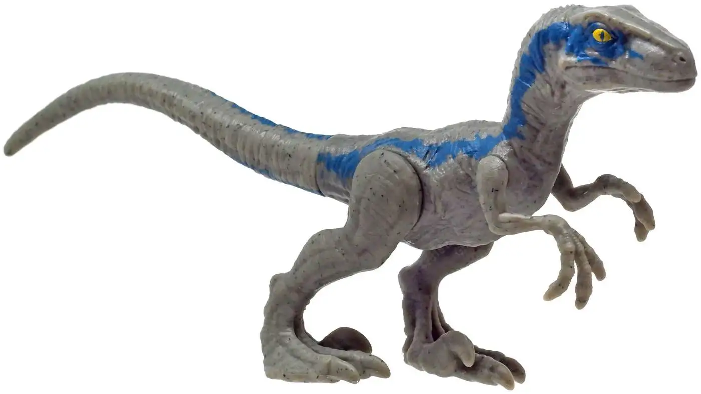 Jurassic World Fallen Kingdom Dino Rivals Velociraptor Blue Action Figure [Loose]