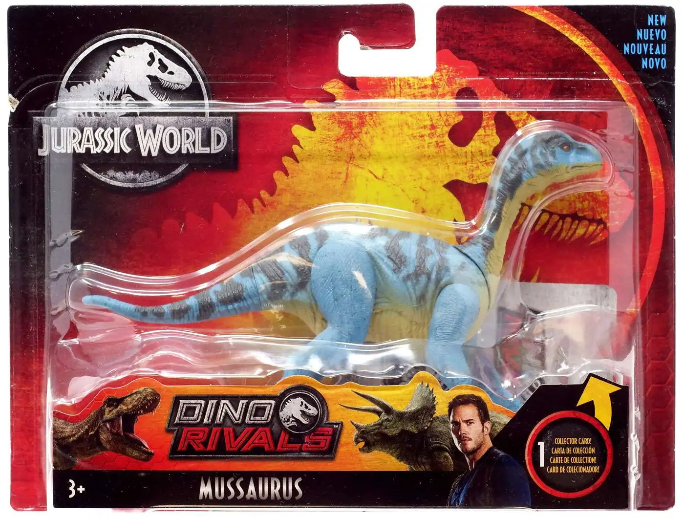 Jurassic World Dino Rivals Mussaurus Action Figure Mattel 