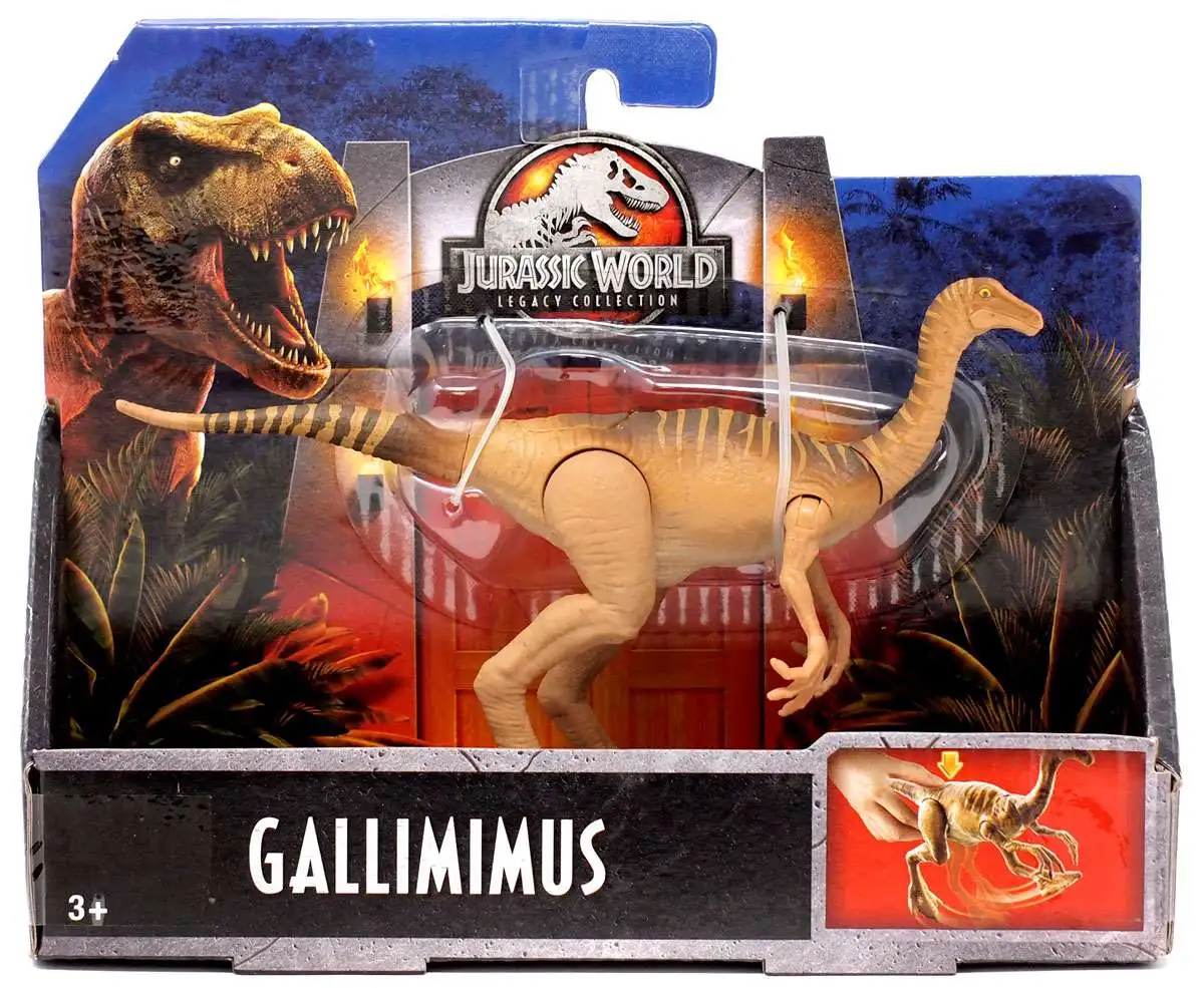Jurassic World Dino Velociraptor & Gallimimus Figures 2 Pack Mattel ...
