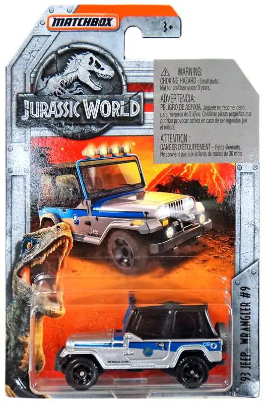 Jurassic World Matchbox 93 Jeep Wrangler 9 164 Diecast Vehicle Mattel -  ToyWiz