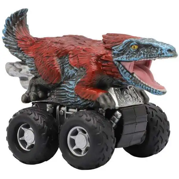 Jurassic World Zoom Riders Pyroraptor Pullback Vehicle