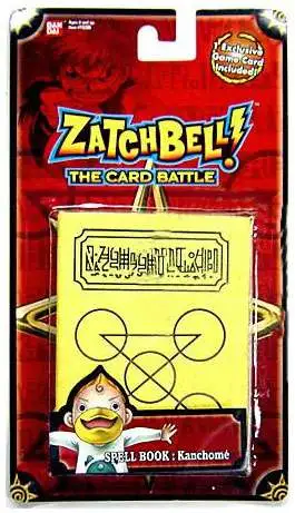 Zatch Bell The Card Battle The Gathering Storm Kanchome's Yellow Spell Book Set [Red Card, Loose]