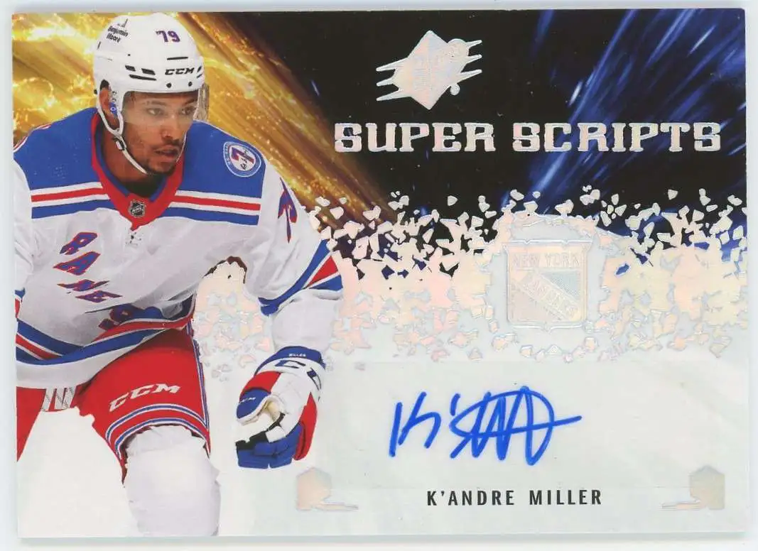 K'Andre Miller New York Rangers Autographed 2020-21 Upper Deck