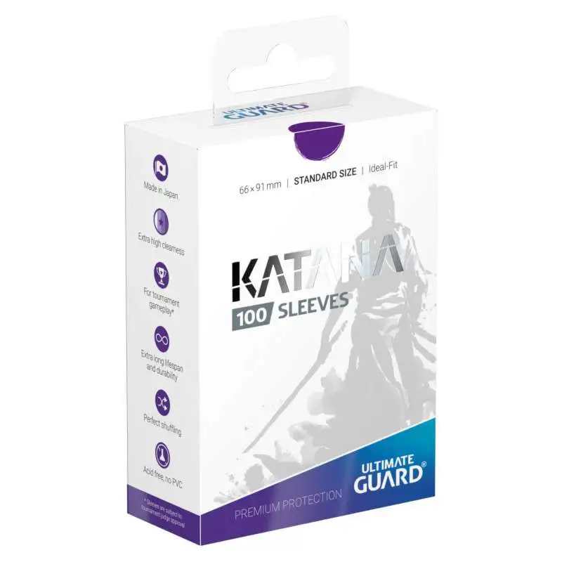 Ultimate Guard Katana Purple Standard Size Card Sleeves [100 Count]