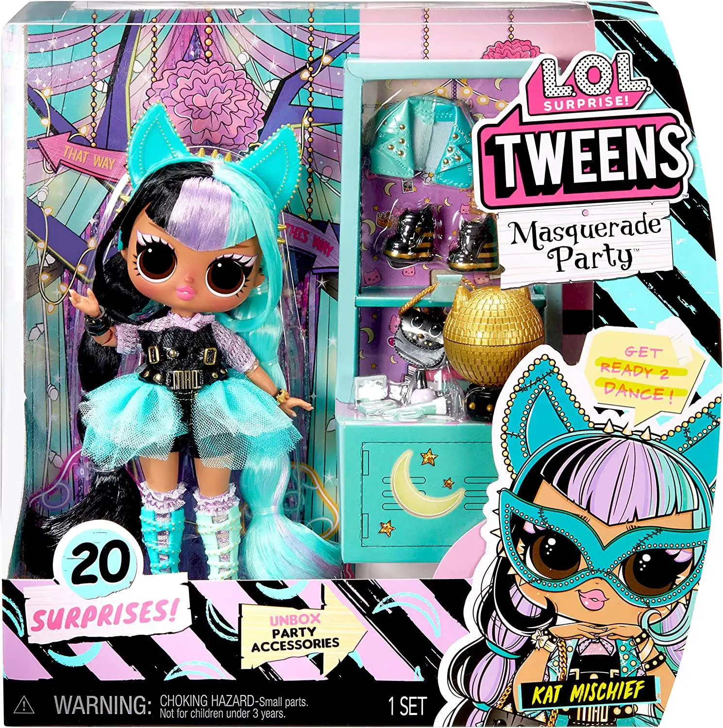 LOL Surprise Tweens Masquerade Party Kat Mischief Fashion Doll