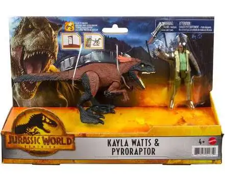 Jurassic World Dominion Kayla Watts & Pyroraptor Action Figure 2-Pack