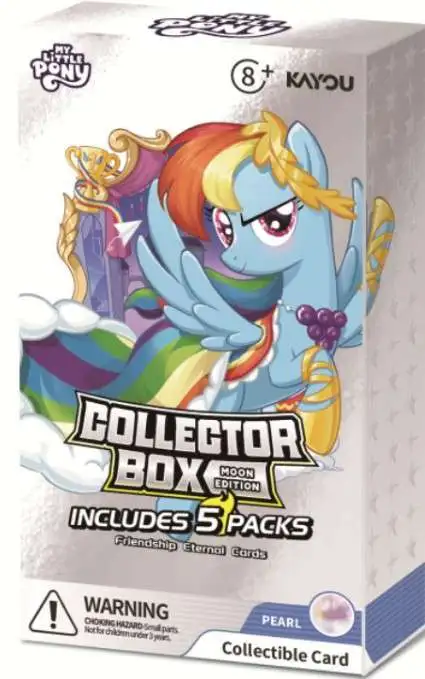My Little Pony Trading Card Game Friendship is Eternal Moon Edition Trading  Card COLLECTOR Box #001-NA [Includes 5 Booster Packs]