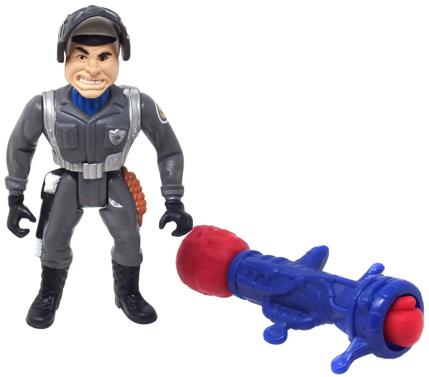 Police Academy S.W.A.T. Eugene Tackleberry Action Figure [with Fistzooka, Loose]