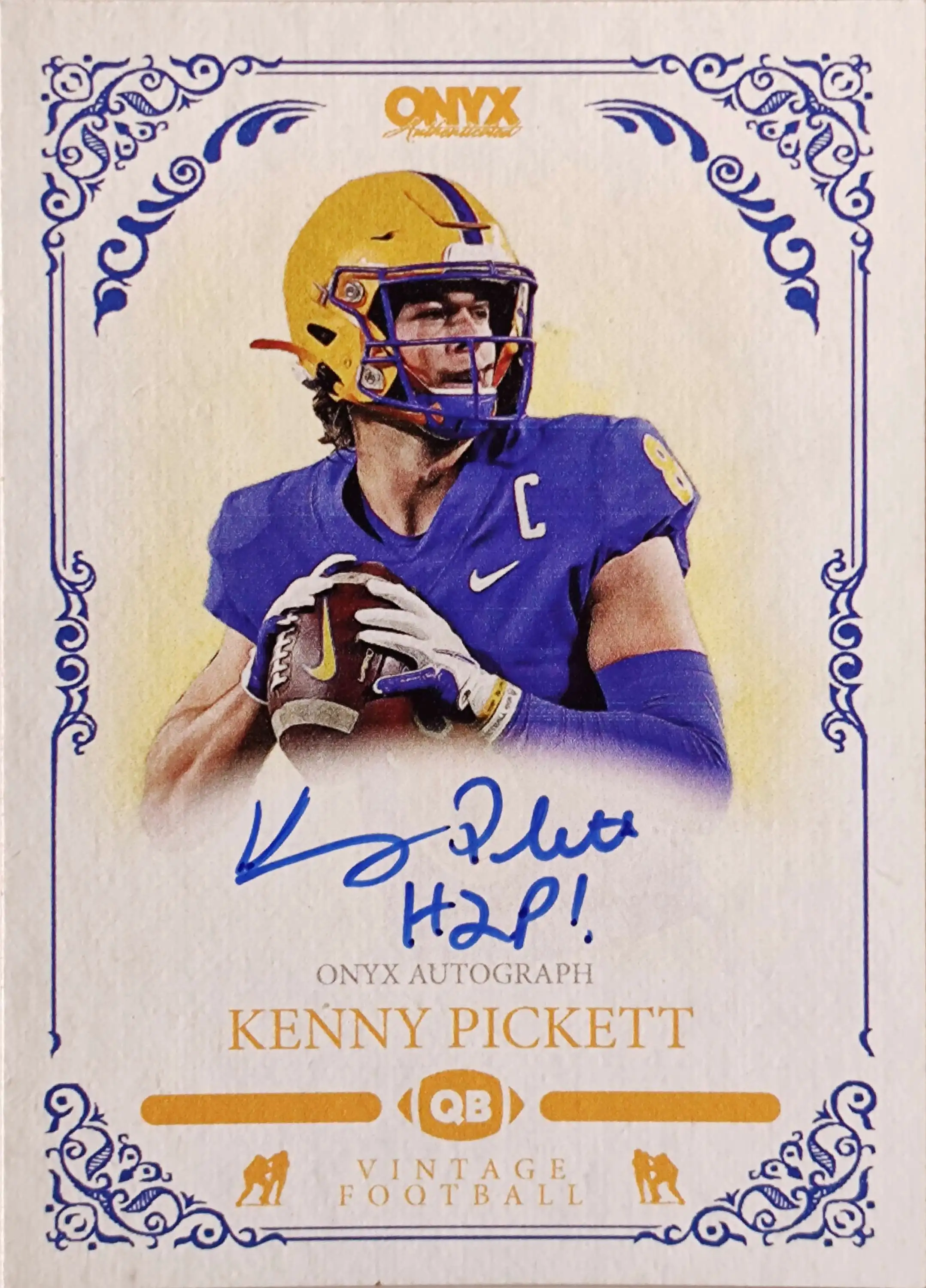 kenny pickett autographed jersey