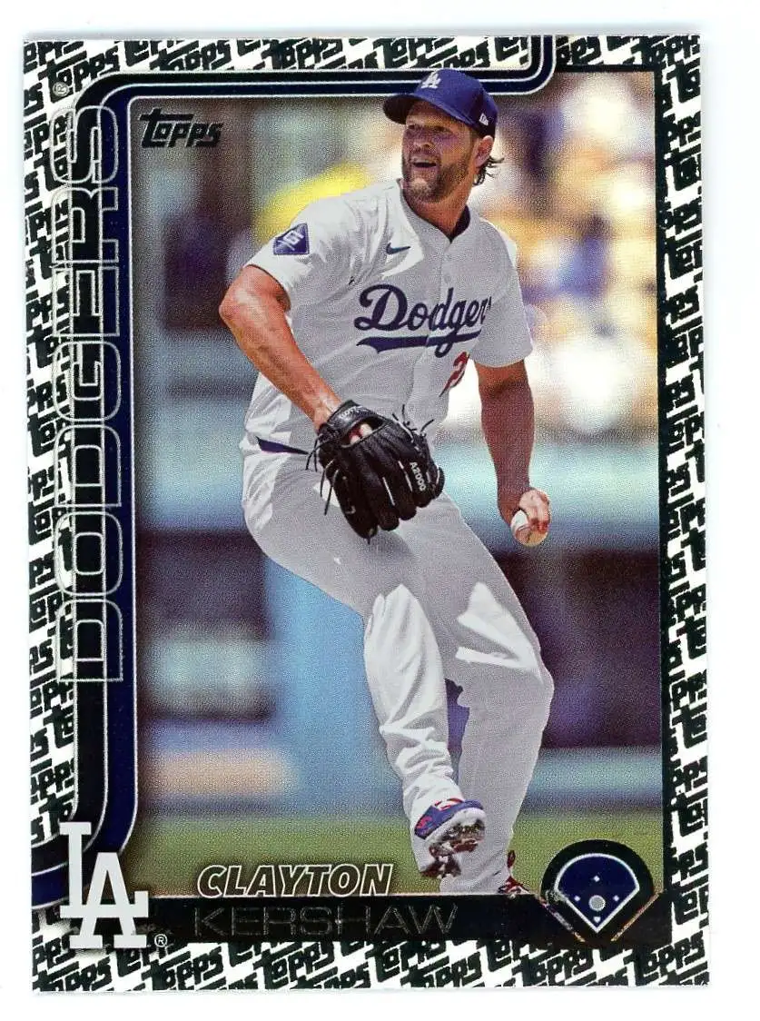 MLB 2025 Topps Series 1 Baseball Fanatics Topps Foil Clayton Kershaw #146