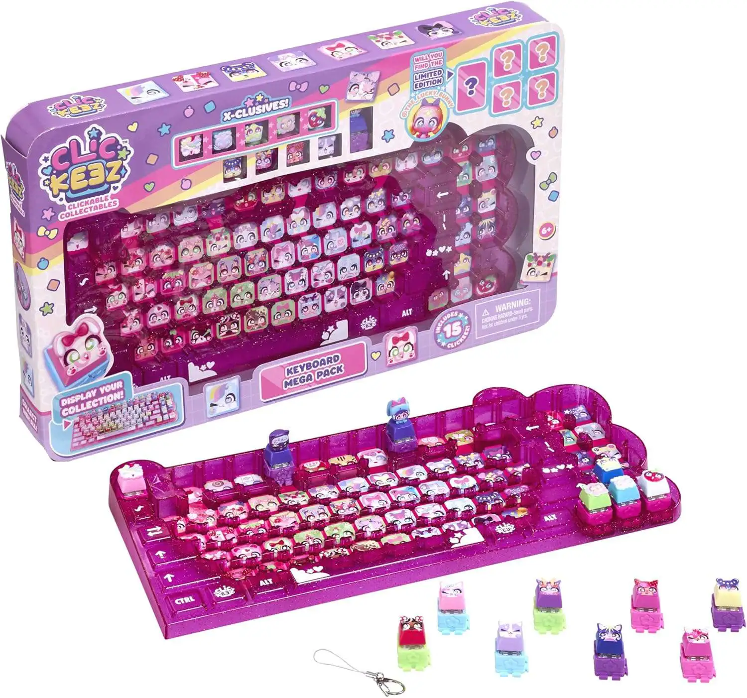 Clickeez Keyboard Starter Set Mega Pack Clickable Collectibles Clickeez Keyboard Starter Set Mega Pack Clickable Collectibles