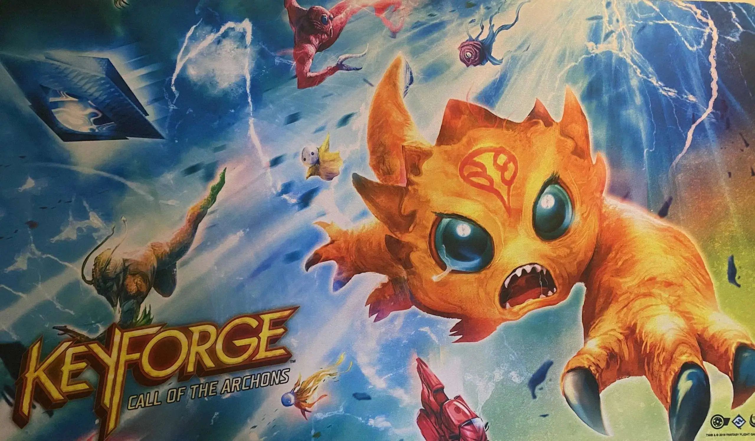 KeyForge Unique Deck Game Wild Wormhole Playmat