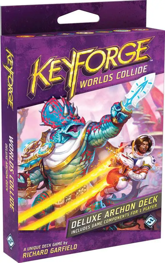 KeyForge Unique Deck Game Worlds Collide Deluxe Archon Deck