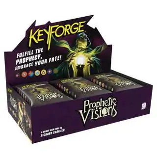 KeyForge Unique Deck Game Discover Prophetic Visions Deck Display Box [12 Archon Decks] (Pre-Order ships January)