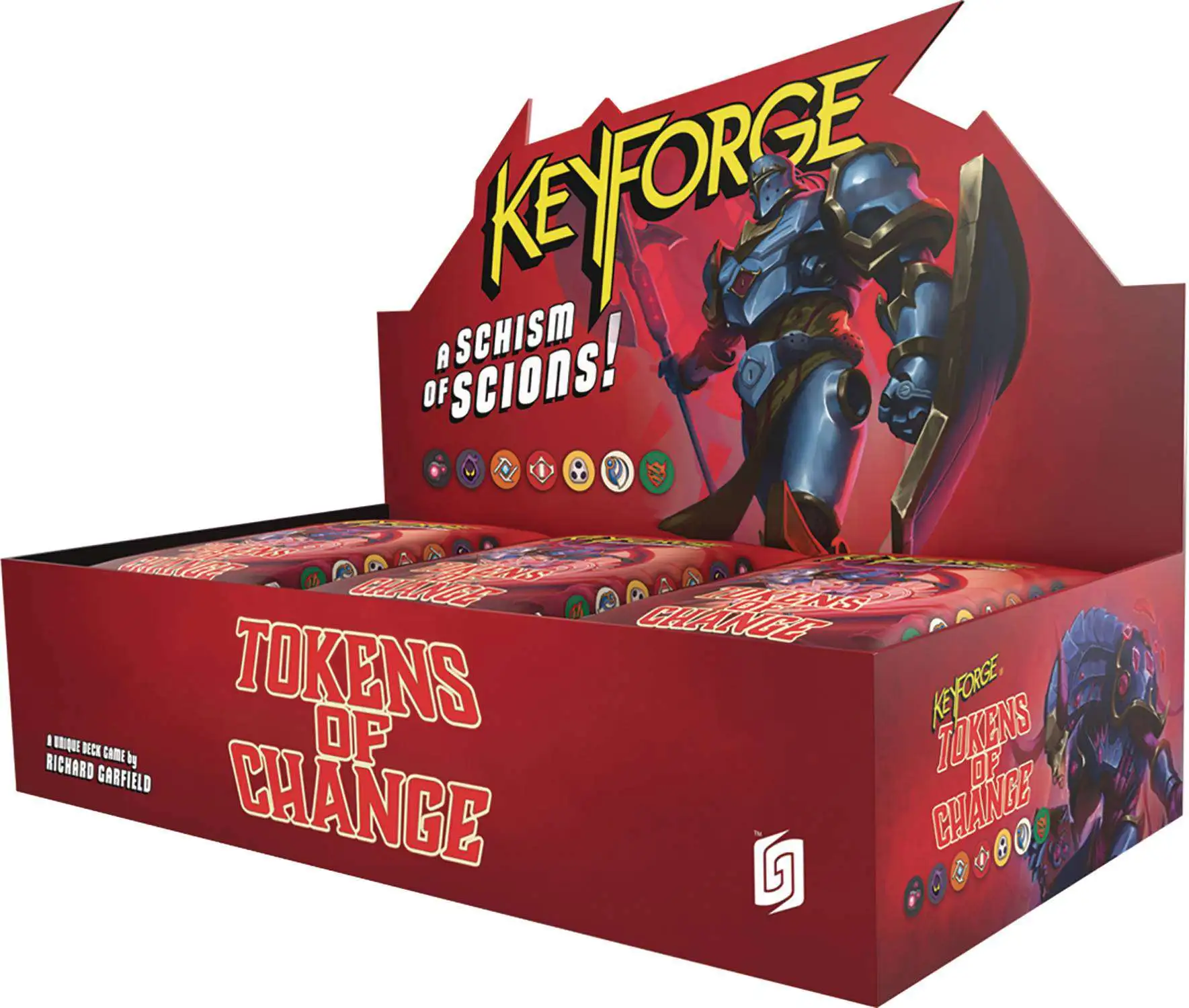KeyForge Unique Deck Game Tokens of Change Deck Display Box [12 Archon Decks] (Pre-Order ships January)