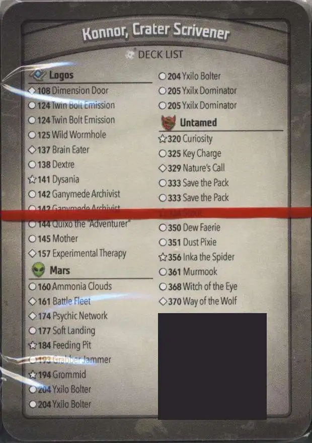 KeyForge Call of the Archons Konnor, Crater Scrivener Archon Deck [Wild Wormhole, Mother, Battle Fleet, Nature's Call!] [Mint Unopened]