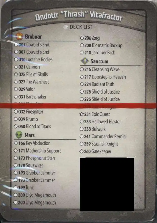 KeyForge Call of the Archons Ondottr "Thrash" Vitafractor Archon Deck [Autocannon, Epic Quest!] [Mint Unopened]