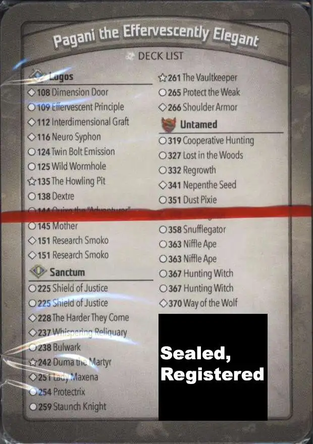 KeyForge Call of the Archons Pagani the Effervescently Elegant Archon Deck [Registered] [Wild Wormhole, Mother, Research Smoko x2, Nepenthe Seed, Dust Pixie, Hunting Witch x2!] [Mint Unopened]