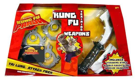 Kung Fu Panda Training Weapons Tai Lung Attack Pack Exclusive Roleplay Toy [Damaged Package]