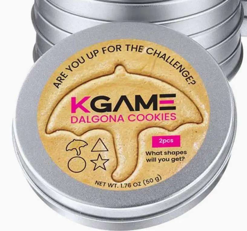 Season 1 Dalgona Mystery Shapes Cookie Tin [2 Cookies]