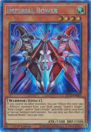 YuGiOh Trading Card Game King's Court Collector Rare Imperial Bower KICO-EN003