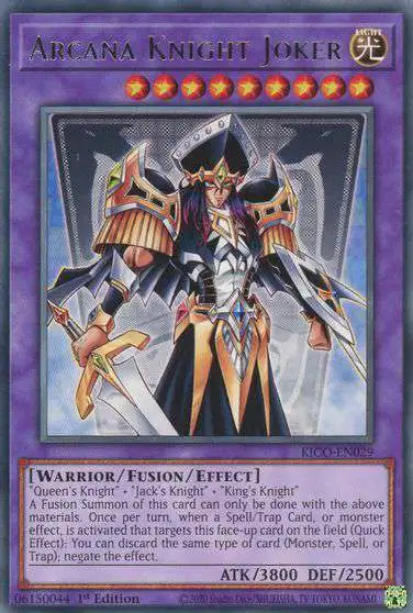 YuGiOh Trading Card Game Kings Court Single Card Rare Arcana