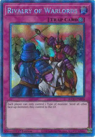 YuGiOh Trading Card Game King's Court Collector Rare Rivalry of Warlords KICO-EN058