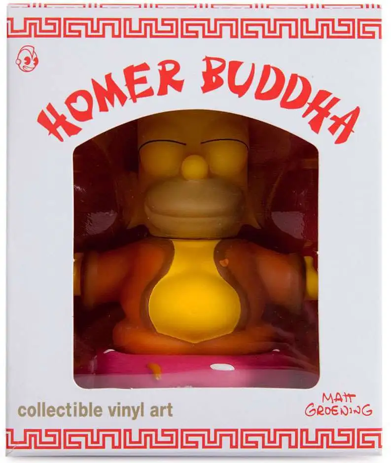 Kidrobot Simpsons Homer Buddha 3inch mini figure 