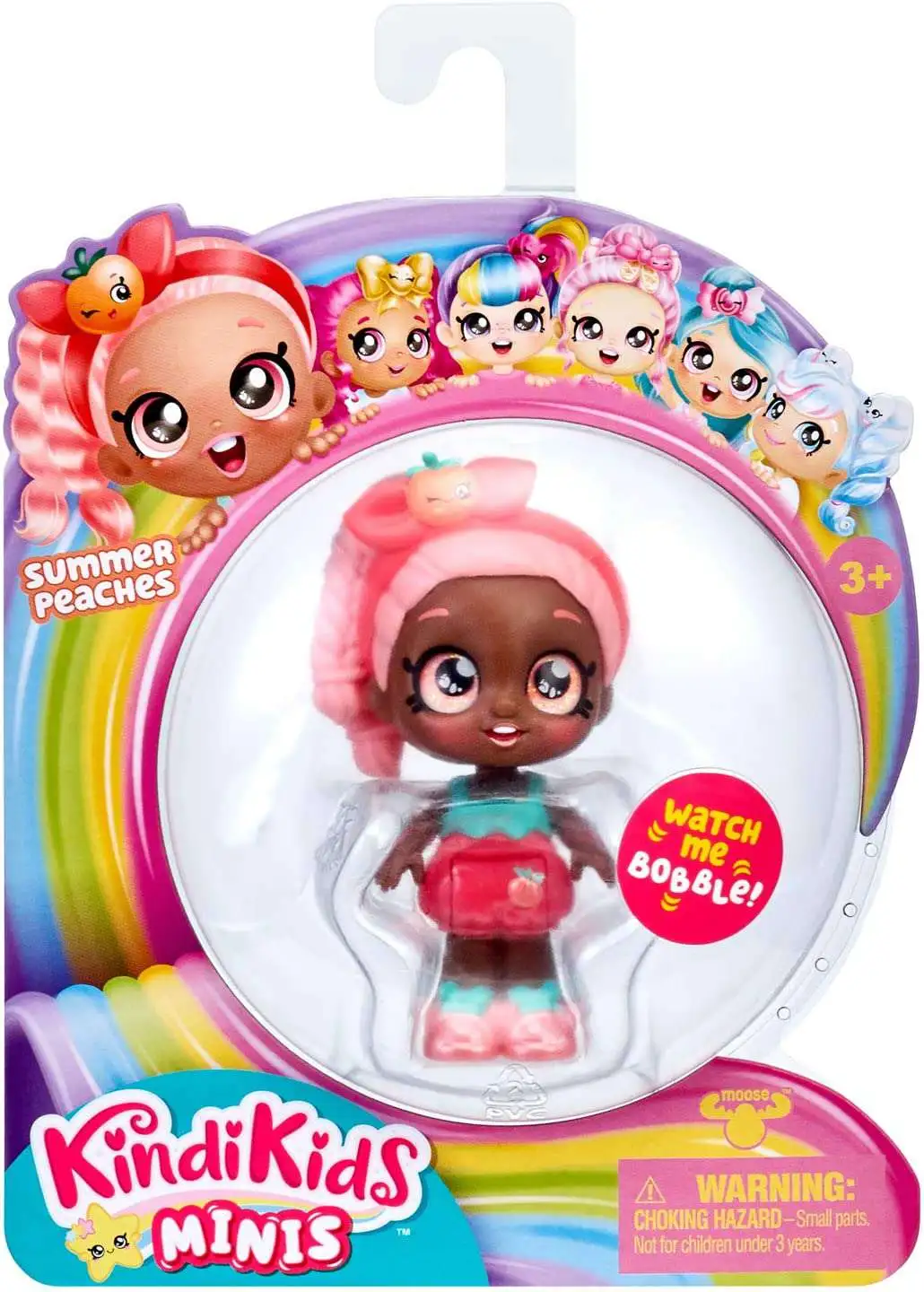 Kindi Kids Minis 3 Inch Small Doll Pirouetta Bobble Head Glitter Eyes Ship for sale online 