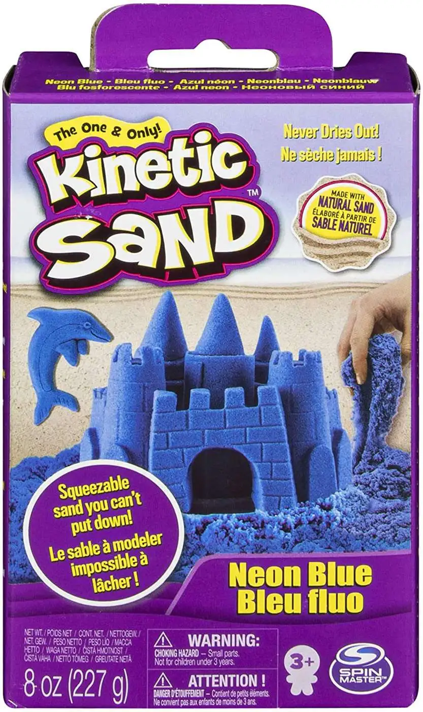 Blue Spin Master Kinetic Sand Box Set 