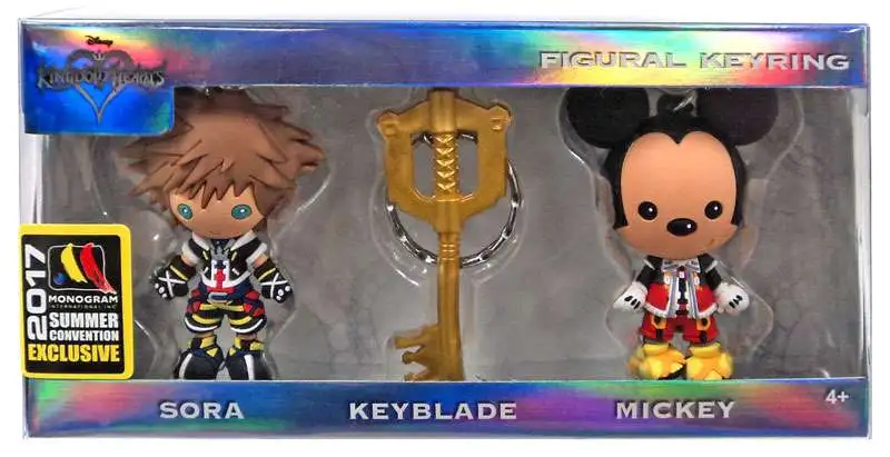 Disney 3D Figural Keychain Kingdom Hearts Exclusive 3-Pack