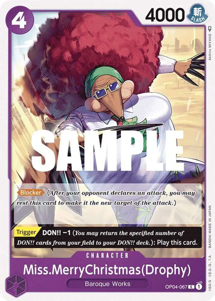 One Piece Trading Card Game Kingdoms of Intrigue Common Miss.MerryChristmas OP04-067 [Drophy]