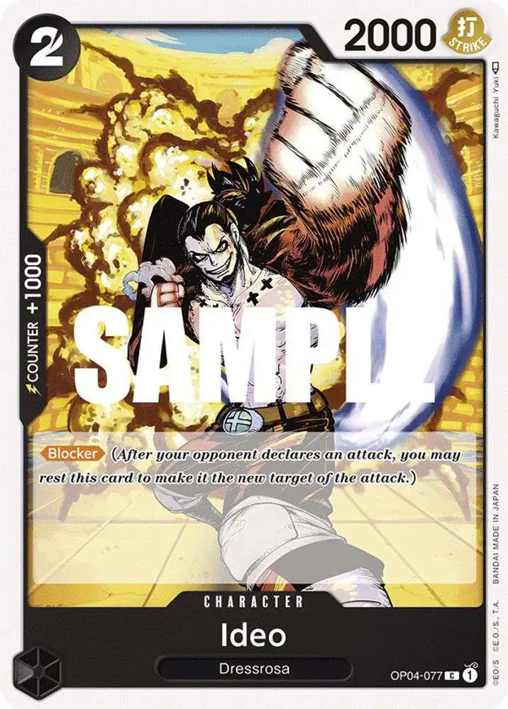 One Piece Trading Card Game Kingdoms of Intrigue Common Ideo OP04-077