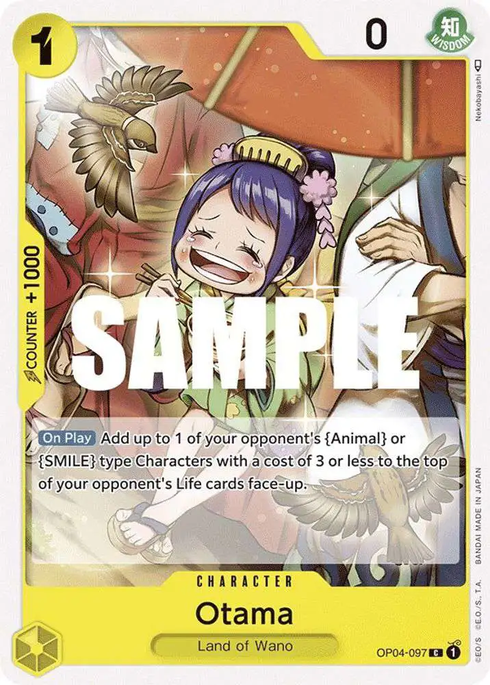 One Piece Trading Card Game Kingdoms of Intrigue Common Otama OP04-097