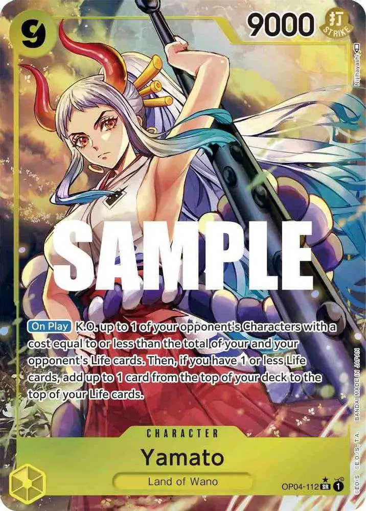 op 04 rare cards One Piece Trading Card Game Kingdoms of Intrigue Rare Igaram Op04-002