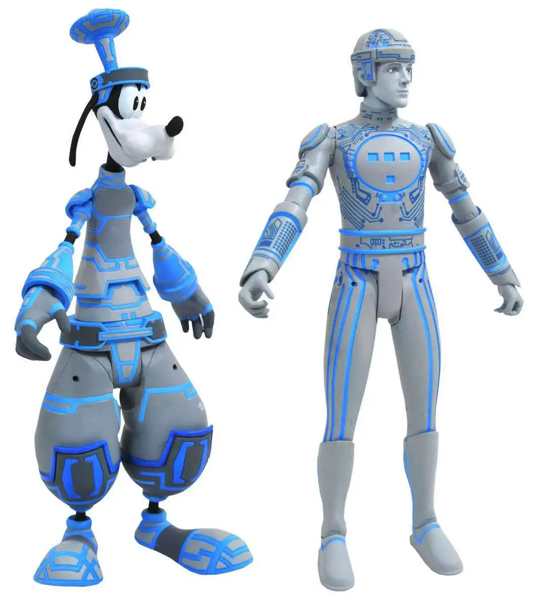 Disney Kingdom Hearts Series 2 BBS Goofy & Aqua Diamond Select Action Figure Set for sale online 