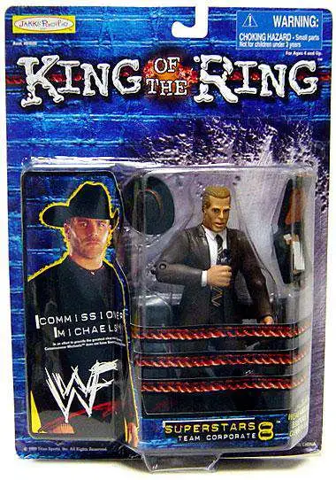 WWE Wrestling WWF King of the Ring Superstars Commissioner (Shawn) Michaels Action Figure [Damaged Package]