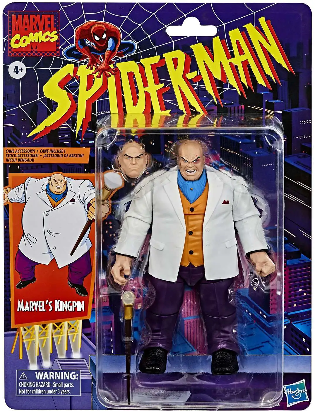 Marvel Legends Series Spider-Man Collectible Retro Figuren KINGPIN Hasbro 