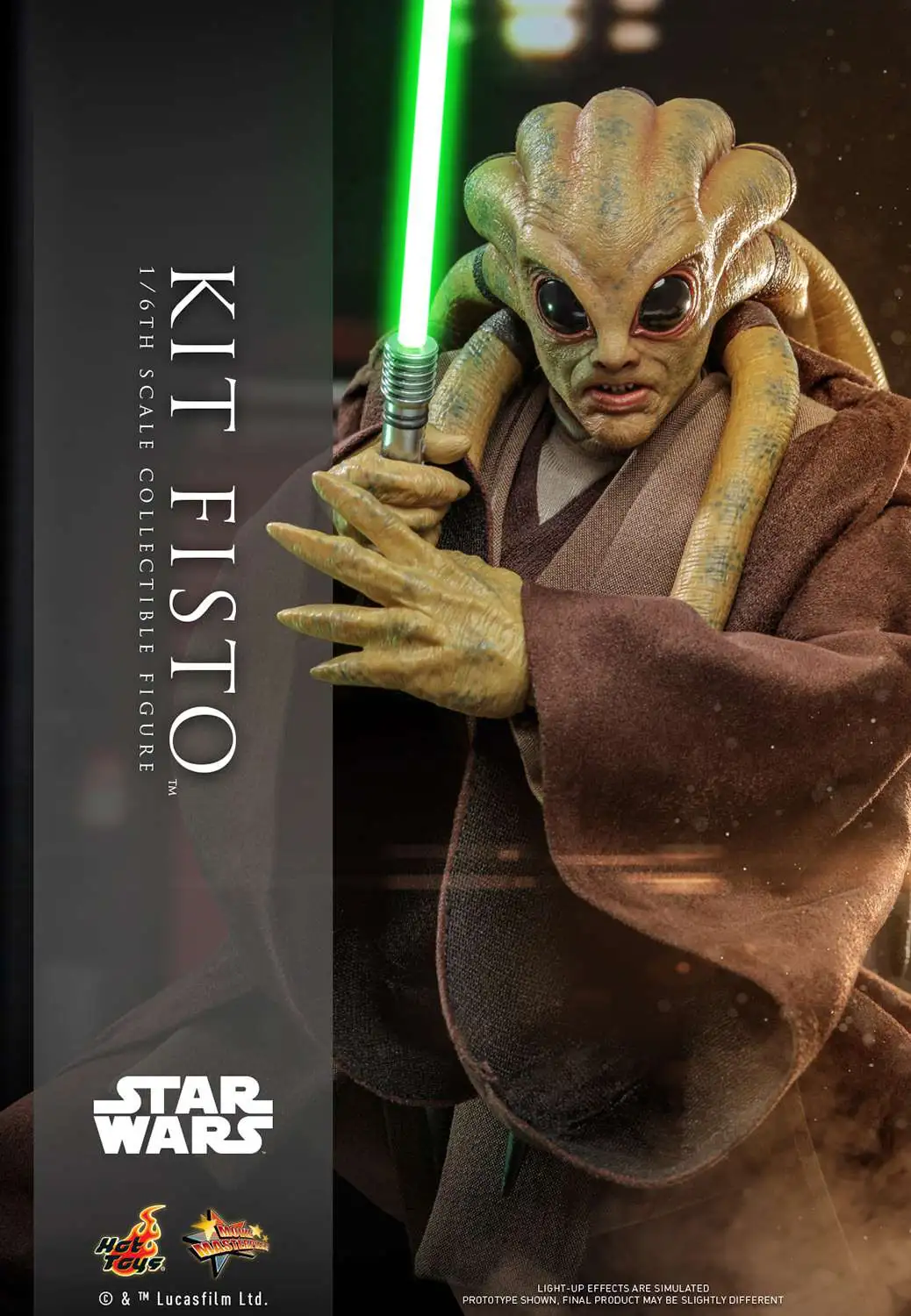 Star Wars Revenge of the Sith Kit Fisto 16 Collectible 16 Scale Figure ...