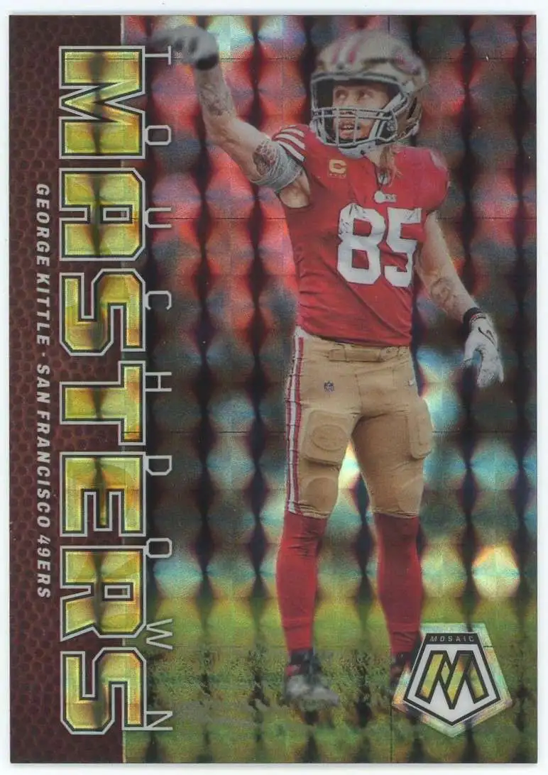 NFL 2023 Panini Mosaic 47/89 Gold George Kittle TM-GK [Touchdown Masters]